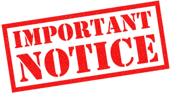 JAVA INSTRUCTION NOTICE